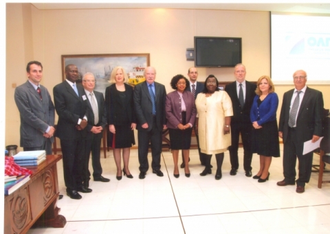Kenyan delegation with the management of port authority of piraeus