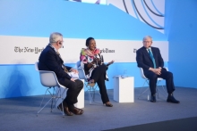 Η Υπουργός Εξωτερικών της Δημοκρατίας της Κένυας, Πρέσβυς (Δρ.) Κυρία Amina Mohamed, στο πάνελ του Ζαππείου.